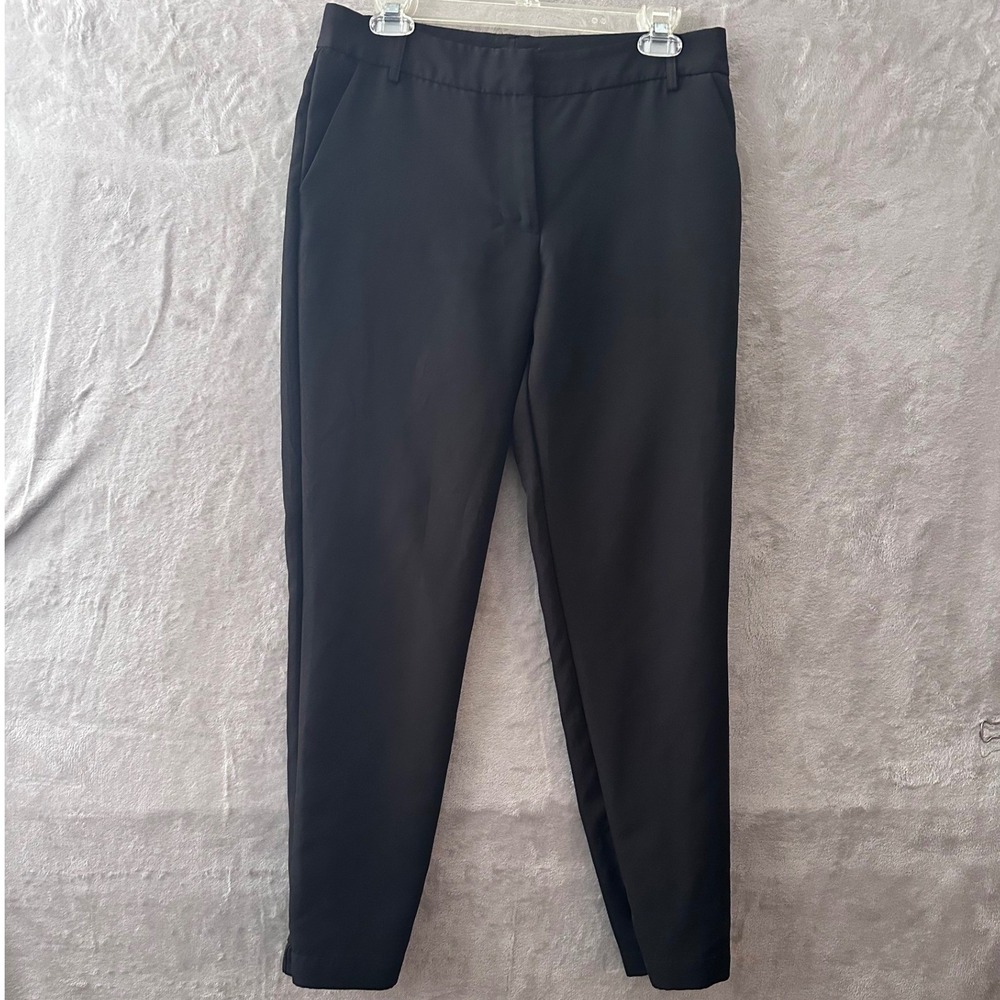 Fashion Nova Womens 29W Black Tapered Ankle Dress Pants Professional Workwear